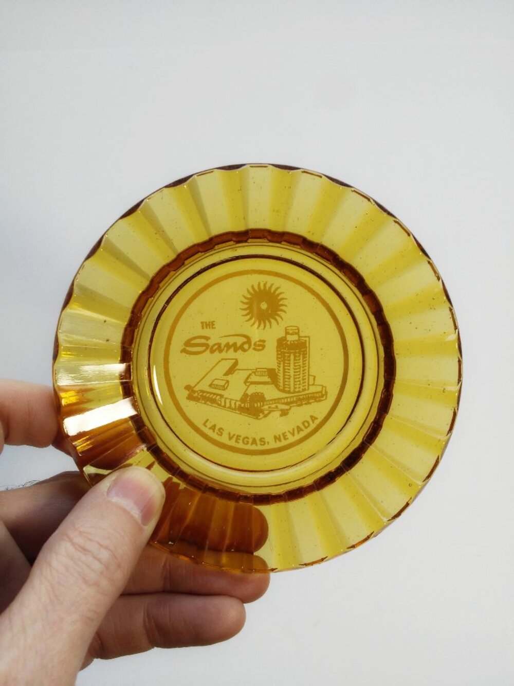 Vintage Las Vegas Sands Hotel & Casino Ashtray Sinatra Rat Pack Era collectible